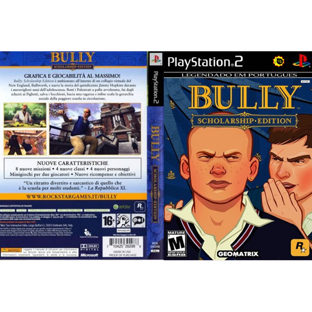 Bully Jogo para PlayStation 2