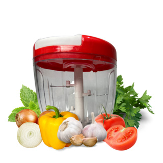 Processador Triturador Mixer Manual Alimento 5 Lâminas Alho