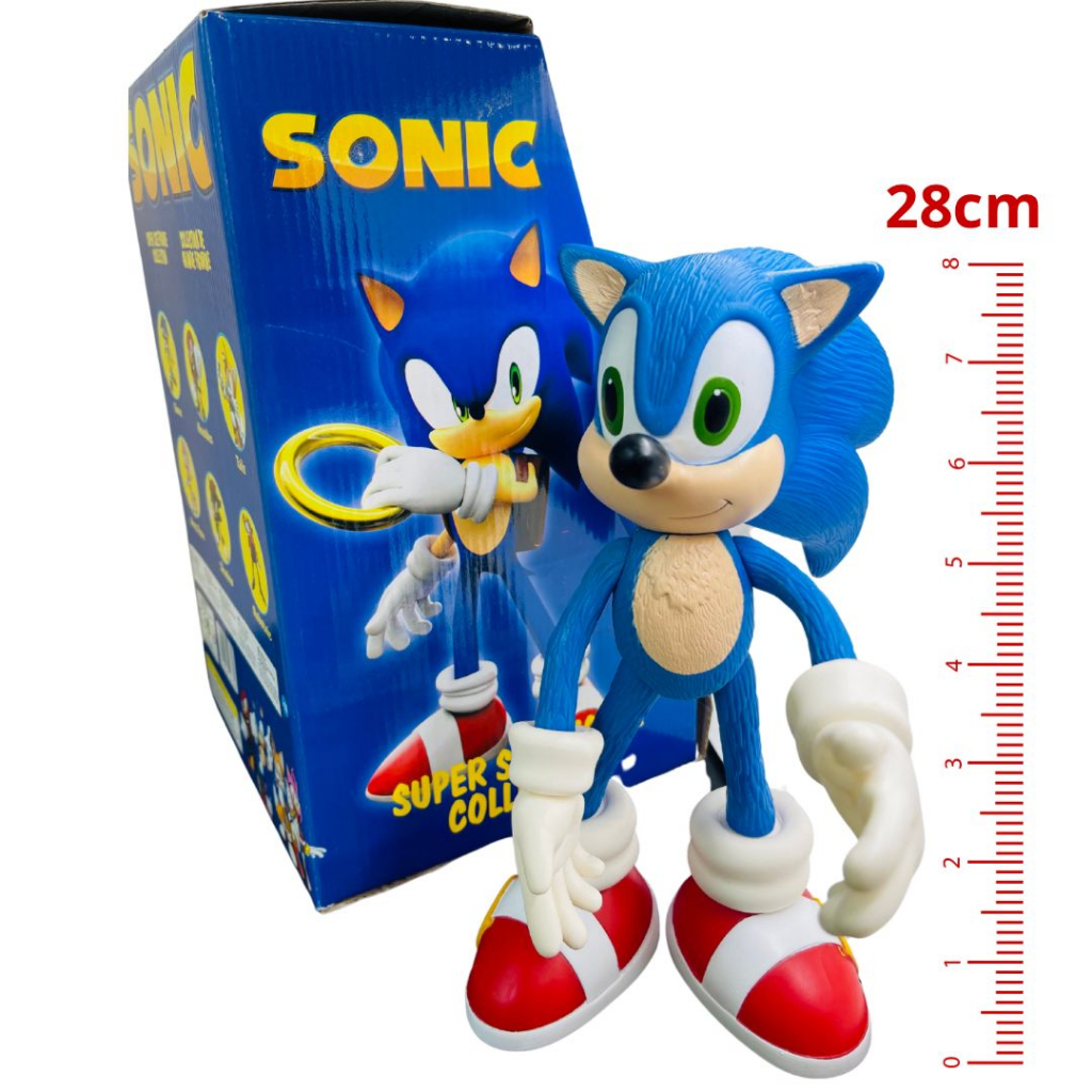 Boneco Sonic 6 cm Figura Colecionável Filme - Loja Zuza Brinquedos