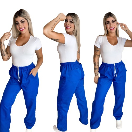 CALÇA OXFORD PROFISSIONAL FEMININA FAXINEIRA - 51 | Shopee Brasil