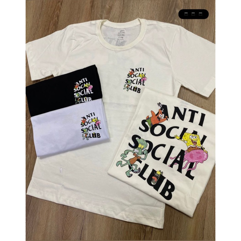 Camiseta Anti Social Club Bob Esponja - Lançamento streetwear 2023