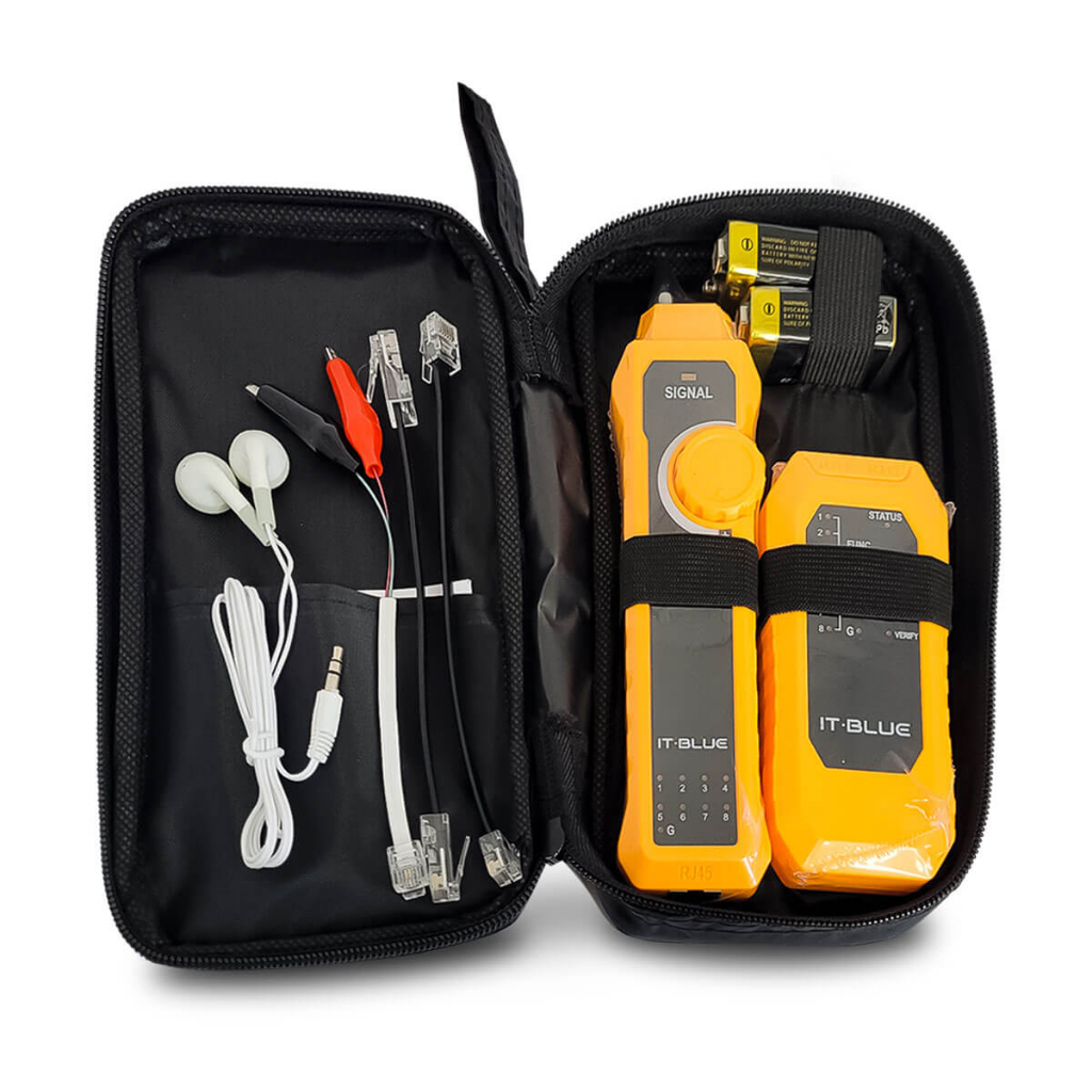 Testador e Localizador de Rede Cabos Scaner De Fios Rastreador RJ45 e RJ11