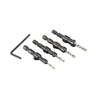 Conjunto de Broca Escareadora para Madeira 4 Peças D-73455 Makita