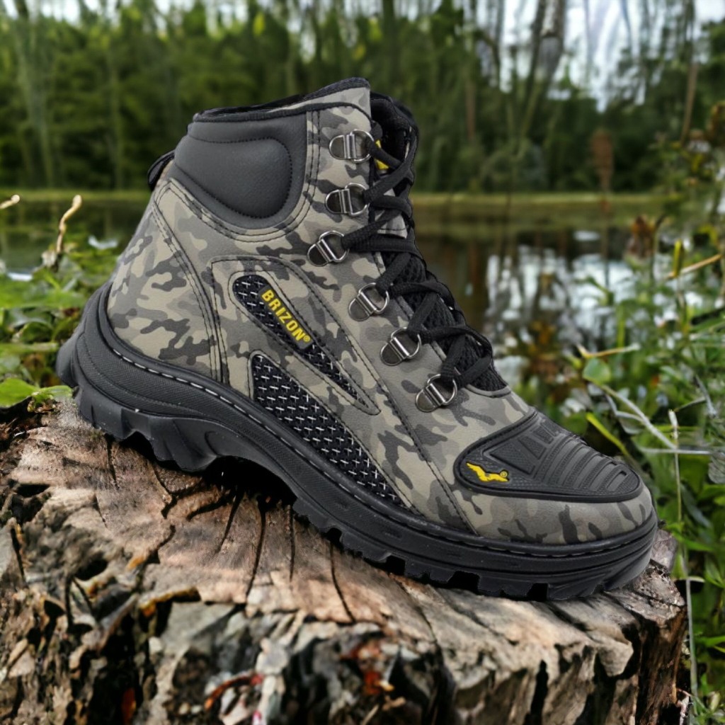 PROMOÇÃO SUPER Bota Masculina Coturno Motoqueira Segurança Trilha Sola de Borracha Proteção no Bico lançamento Promoção ultra resistente lançamento 2024 CATERPILLAR