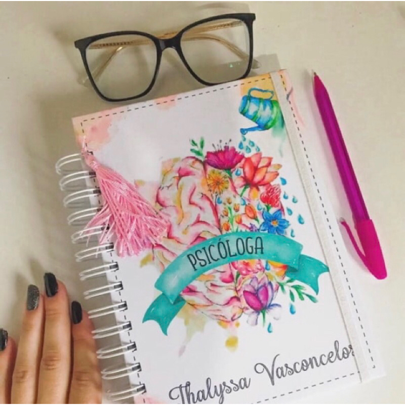 Agenda personalizada 2024 PSICÓLOGA PSICOLOGIA | Shopee Brasil