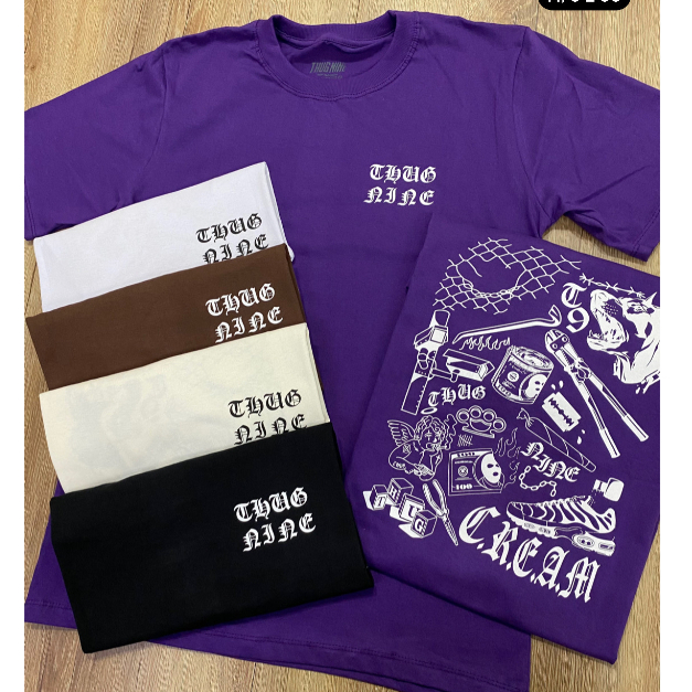 Camiseta Thug Nine algodão 30.1 Premium