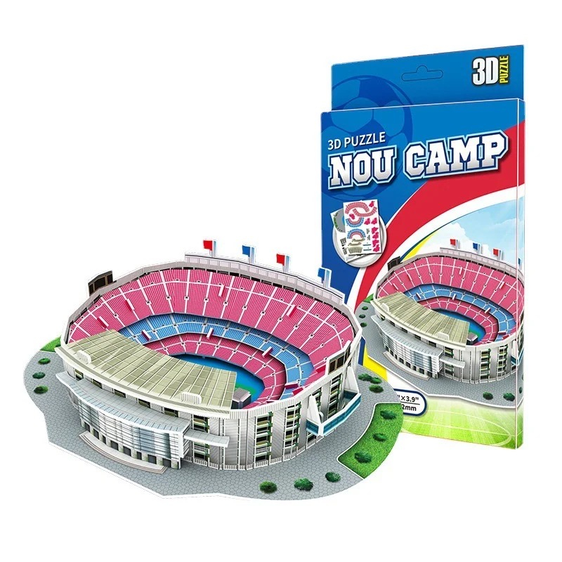Futebol, Mini Estádio, Barcelona Real Madrid Milan Psg Montagem Do