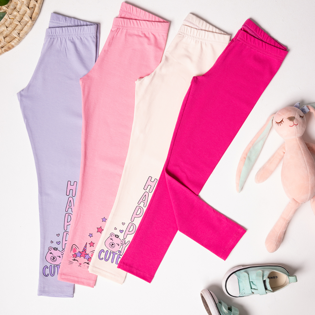 Kit 3 Calça Legging Infantil Menina Roupas Atacado 1 Ao 10