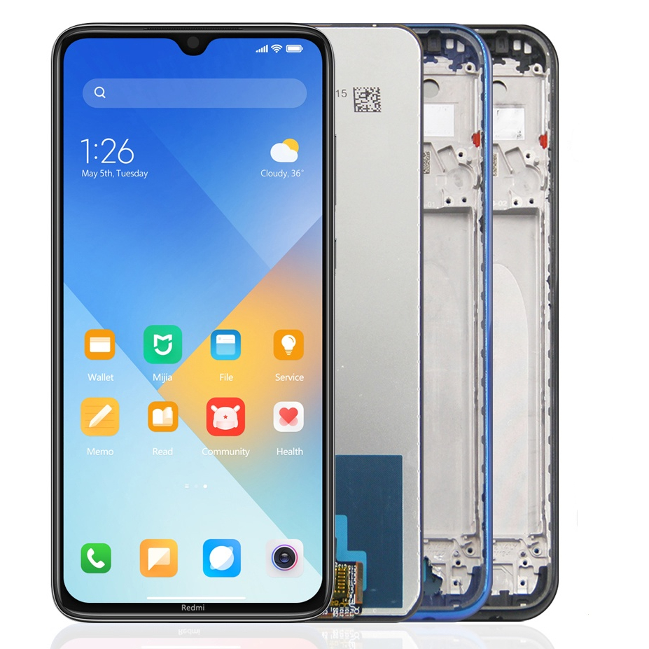 6.3" Display Note 8 Compativel M1908C3JH M1908C3JG VIVID Frontal Touch Tela Com Aro