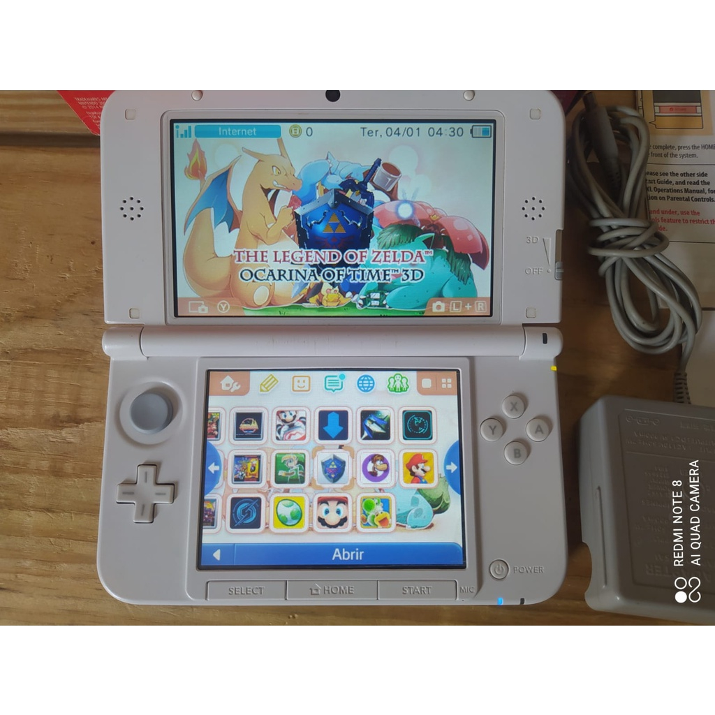 Bolsa + Estojo Para Jogos + Caneta Click Touch Nintendo 2DS