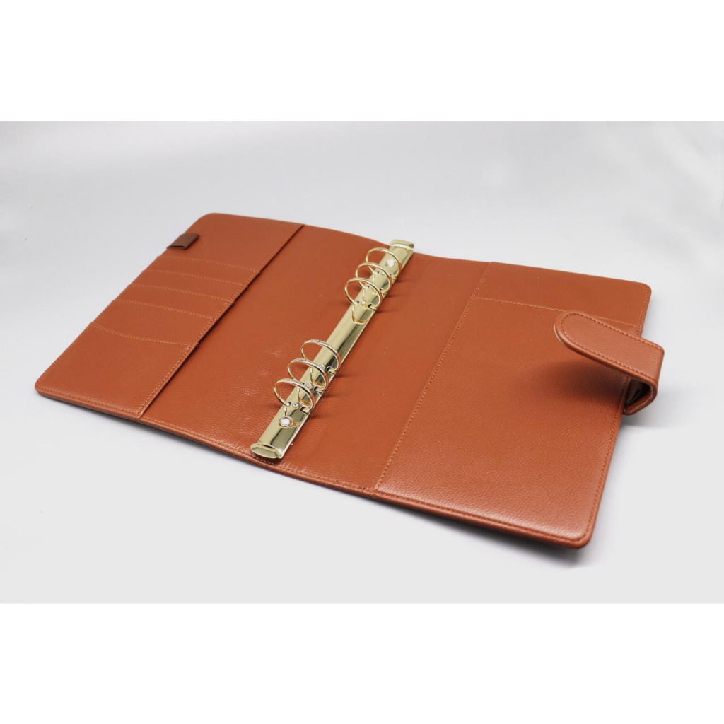 Planner Caderno Fichario A5--Marrom (Só Capa)