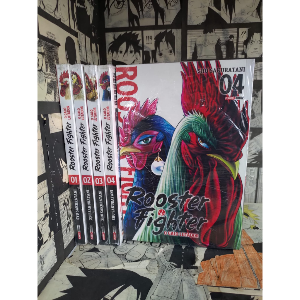 Rooster Fighter - O Galo Lutador - Vol. 1 ao 4 [Mangá: Panini]
