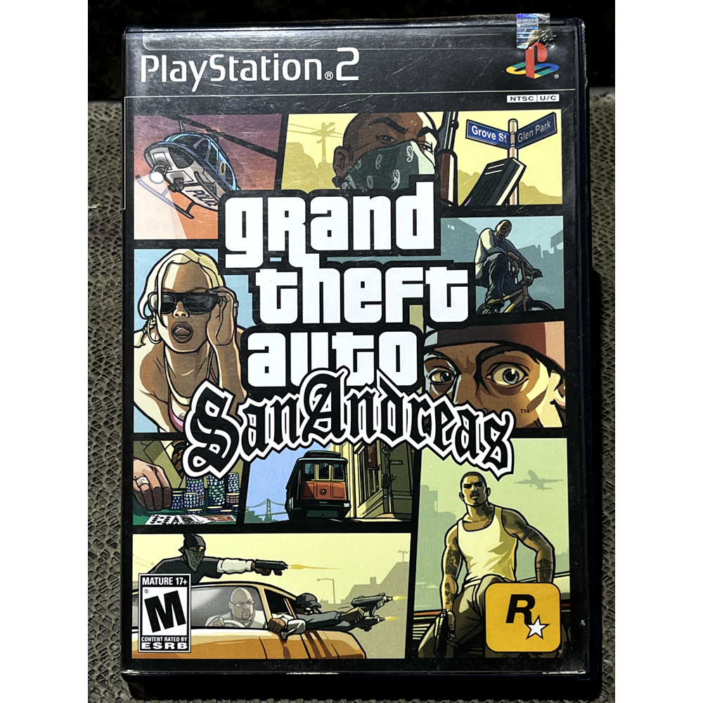 GTA San Andreas - ORIGINAL - Playstation 2 ( PS2 )