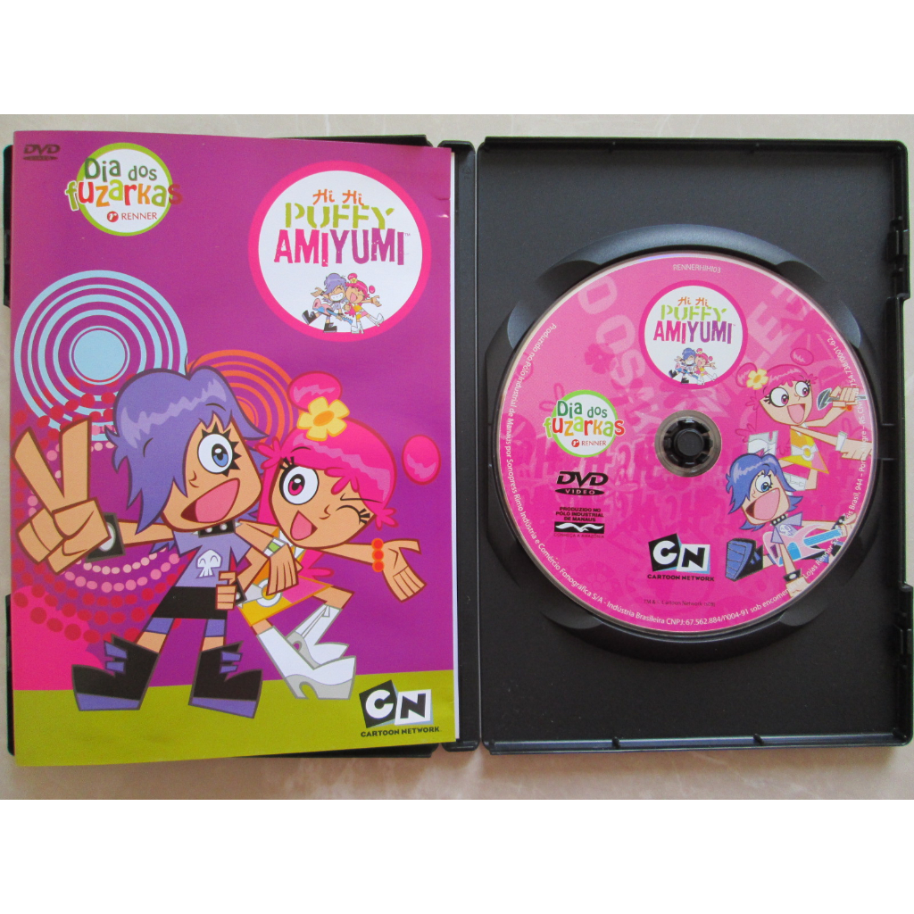 DVD - CARTOON NETWORK / HI HI PUFFY AMIYUMI / Dia Dos Fuzarcas