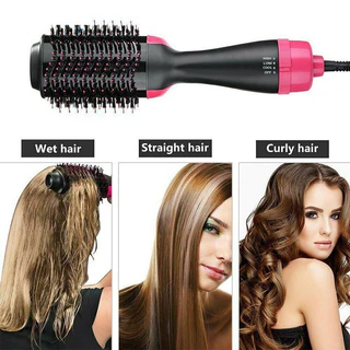 Escova Secadora 110/220v Alisador Elétrica Escova de ar quente Modeladores de cabelo Alisadores secador de cabelo