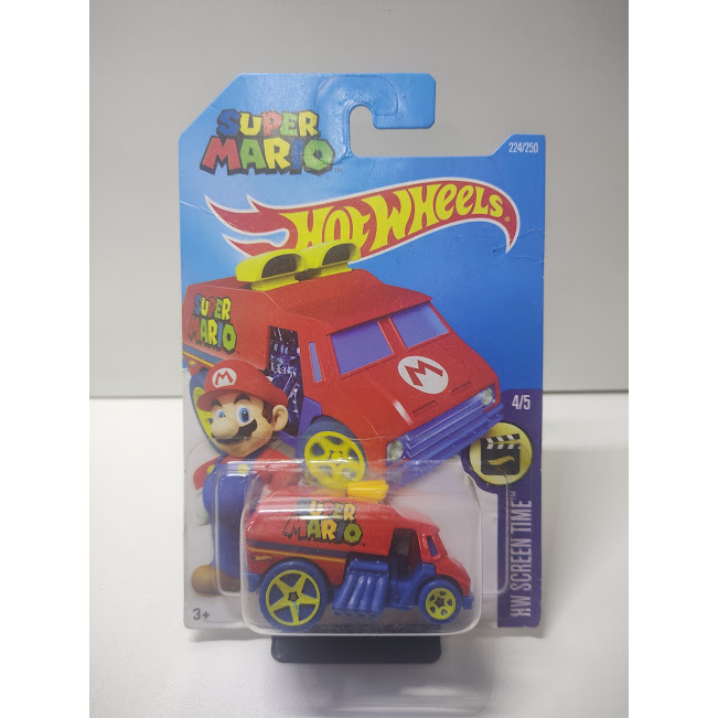 Miniatura Hot Wheels Super Mario Cool-One 2015 Mattel Hw Screen