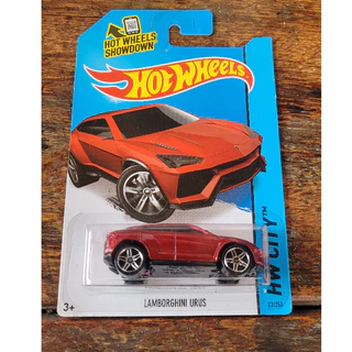 Hot Wheels - Lamborghini Urus Vermelho - HW City 2015 (Lacrado) - Main Line 1:64