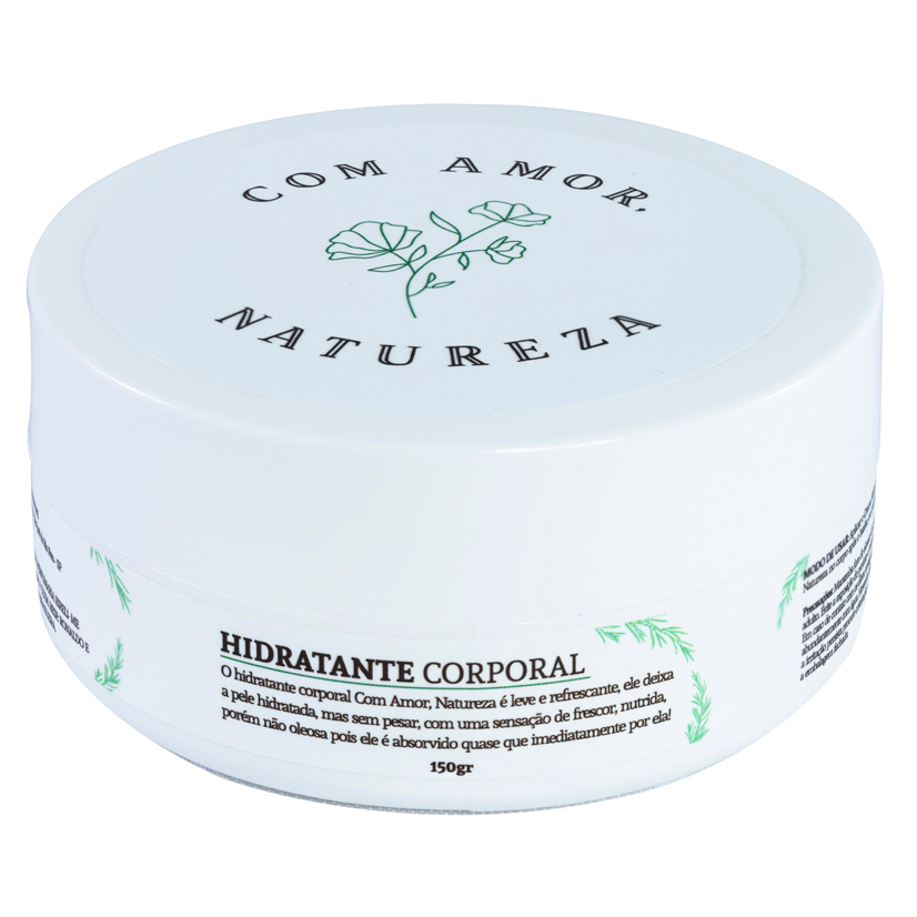 Creme Hidratante Corporal com Toque Seco – 150 g | Amêndoas, e Vitamina ...