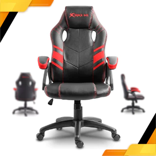 Cadeira Gamer Ergonômica Reclinável - Preto com Vermelho XTRIKE ME GC-803