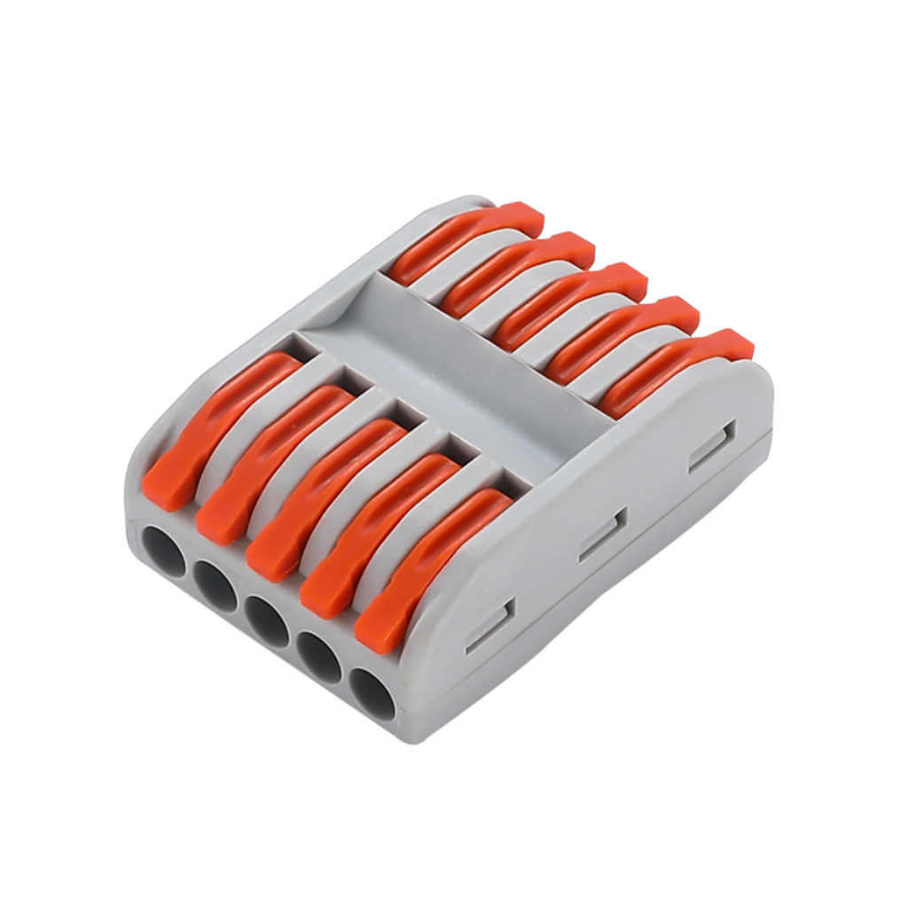 Kit 10 Conector Wago Compacto Elétrico Emenda E Derivação Original 1, 2 ...