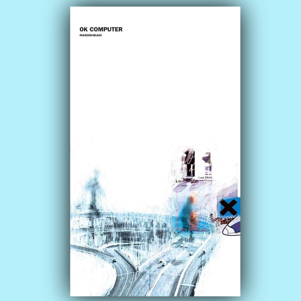 Poster Banda Radiohead 42x30cm Tamanho Grande Capa de Álbum Thom