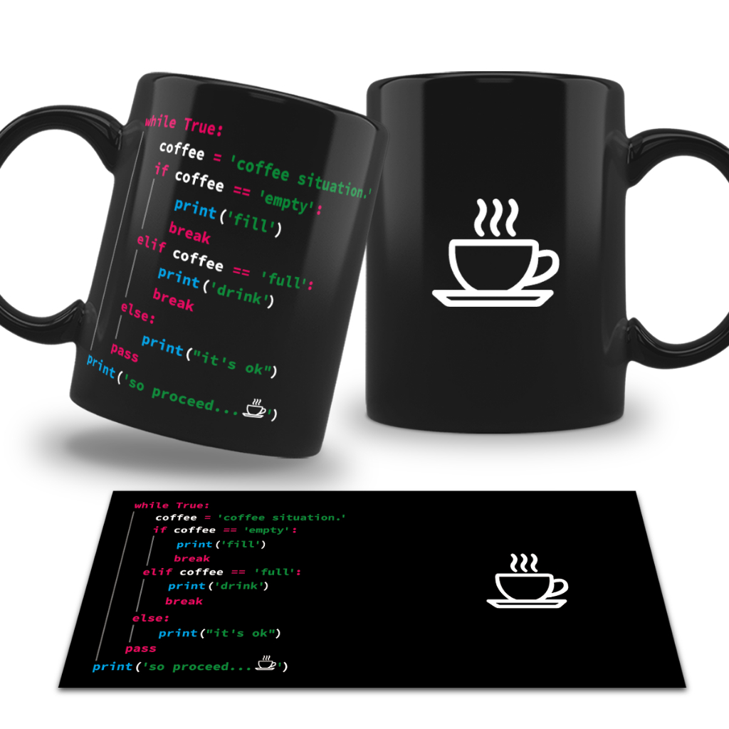 Caneca Personalizada Programação Linguagem Café