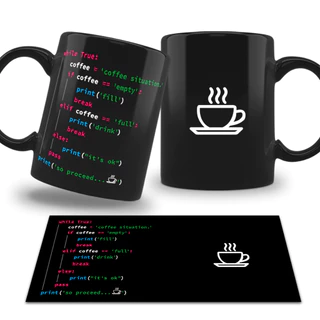 Caneca Personalizada Programação Linguagem Café
