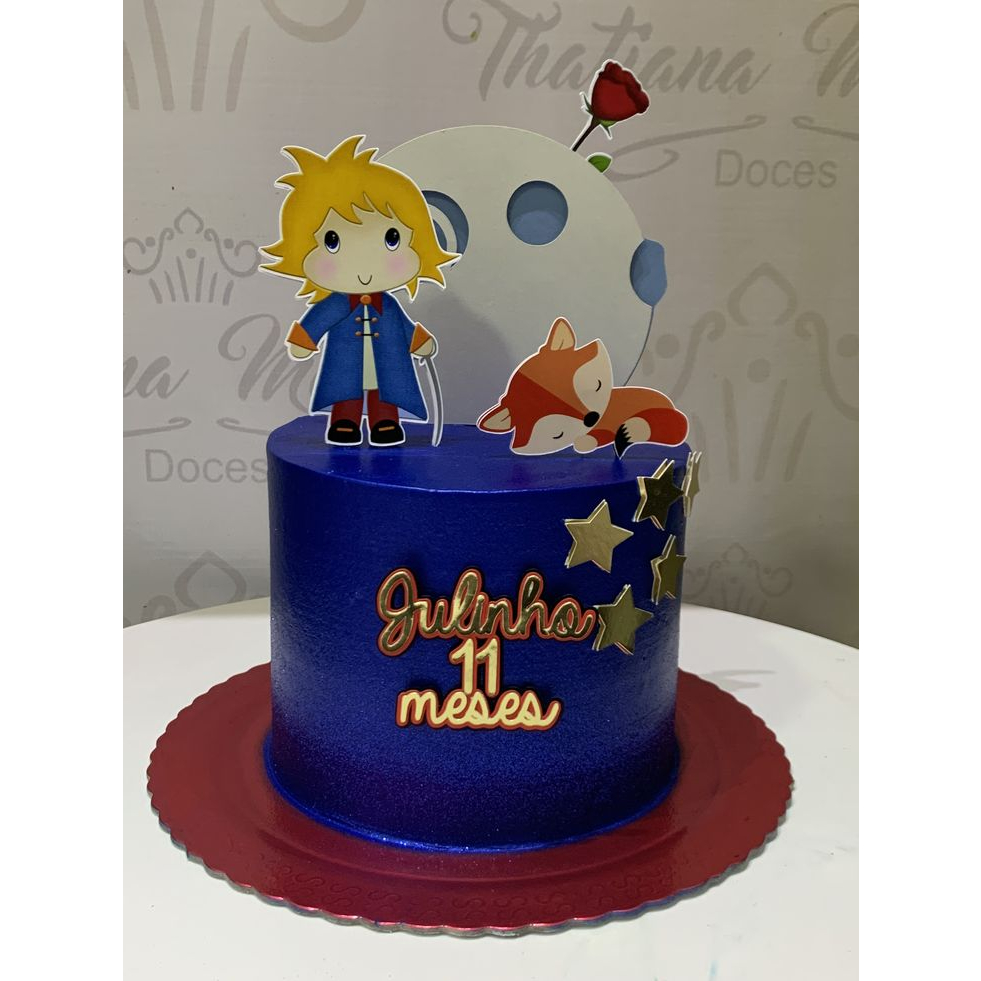 topo de bolo pequeno principe