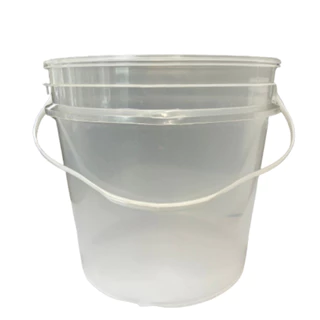 Kit 5 Balde Plástico 20 Litros Para Limpeza Plástico Industrial Utilidades