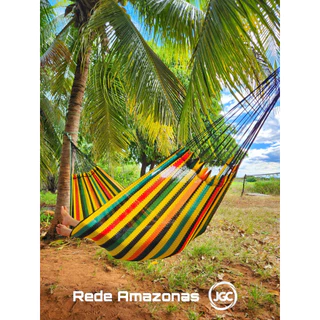 Rede Amazonas nylon toda colorida