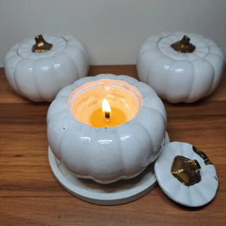 VELA AROMÁTICA PUMPKIN PIE - OUTONO