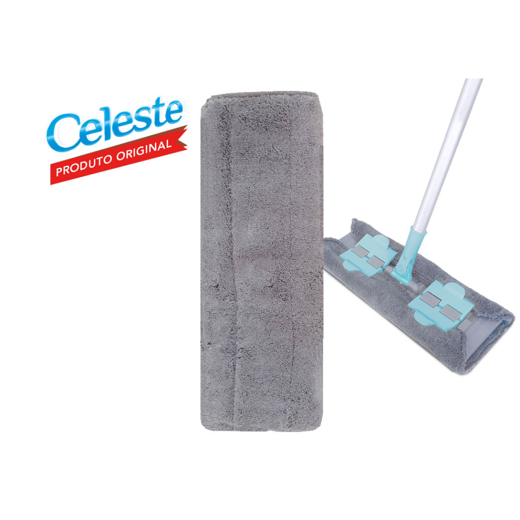 Refil Rodo Mop Chenille Vassoura E Pano Em Microfibra | Shopee Brasil