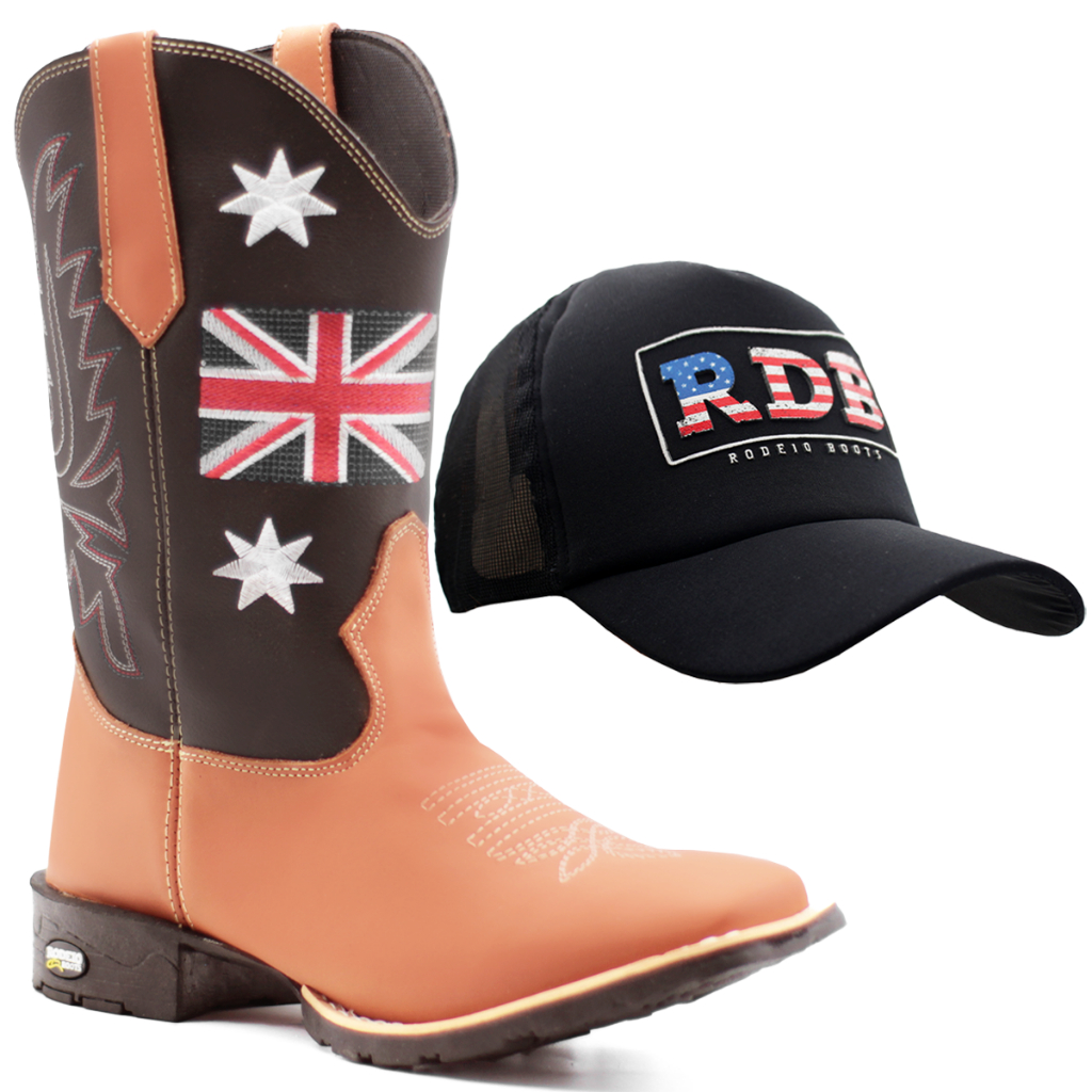 Botina Bota Texana Country Masculina Cano Longo Barretos Envio j Oferta Exclusiva Com Brinde