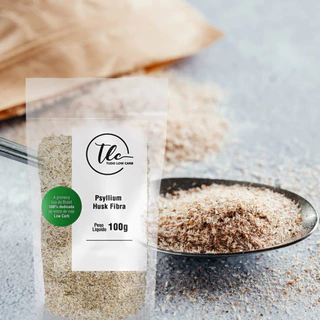 Psyllium (Psillium) Husk Fibra (100g ~ 500g / Kit 3x ~ 5x 100g) TLC Tudo Low Carb