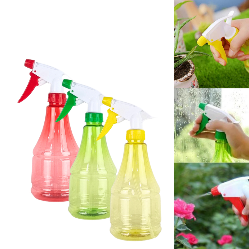 Pulverizador Borrifador Spray Plástico 500ml Jardim Cozinha Barbearia Cabeleireiro