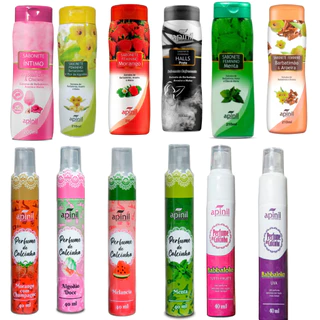 Kit com 12/24 unidades Variados Sabonetes íntimos + perfume de calcinha