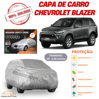 Capa de Cobrir Carro Blazer com Ótima Qualidade Resistente Proteção contra Raios UV, Chuva, Poeira, Riscos, Arranhões