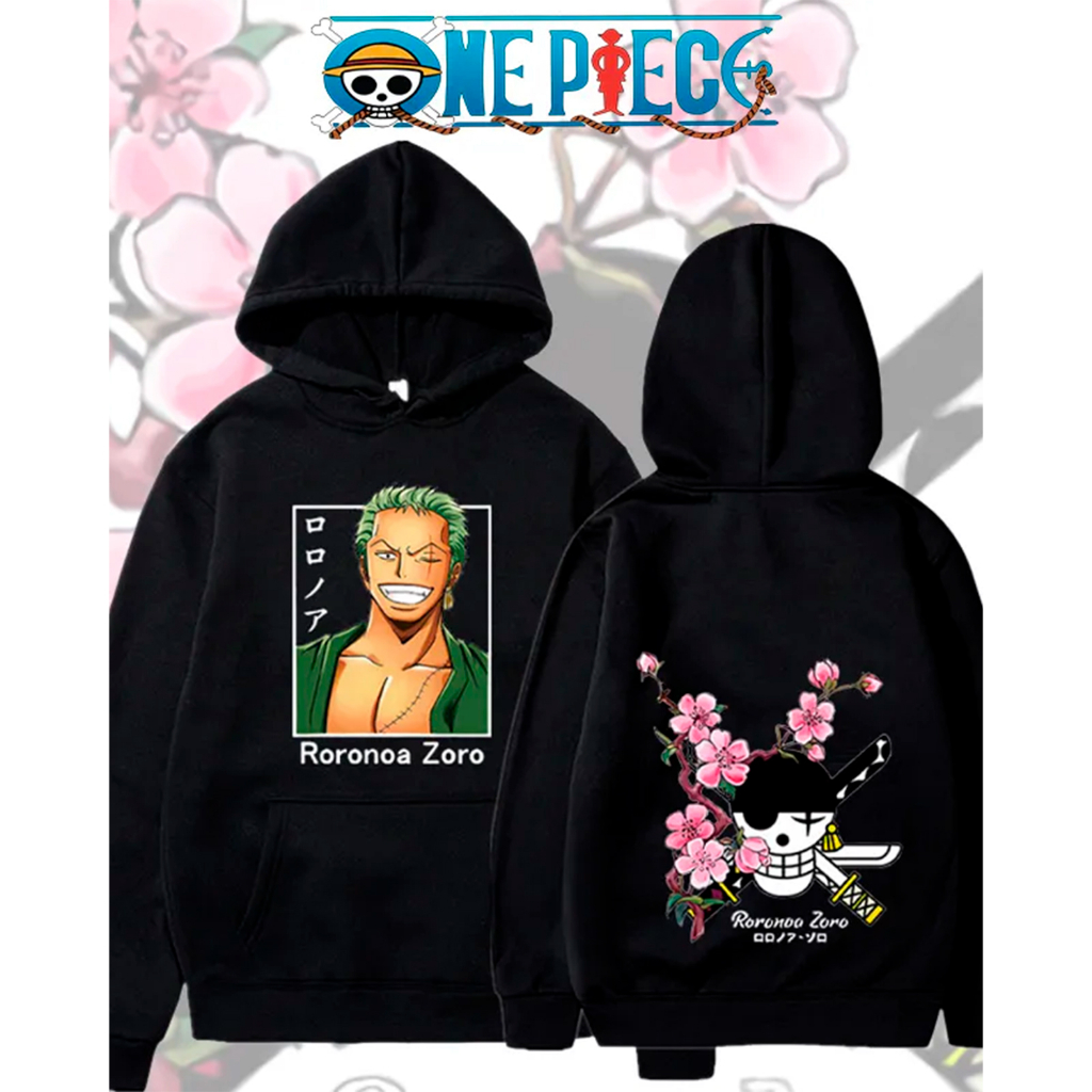 Moletom Anime One Piece estampado Roronoa Zoro 3D Masculino