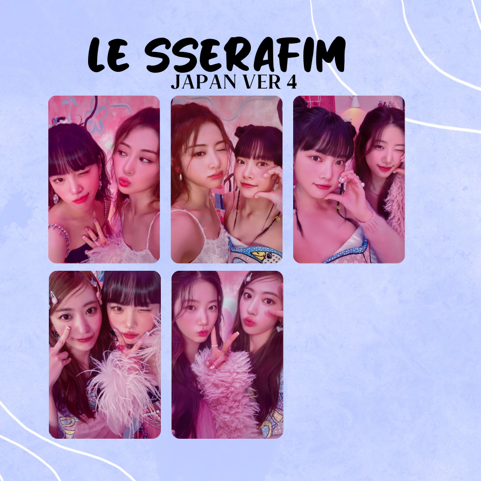 Photocards Le Sserafim Japan | Shopee Brasil