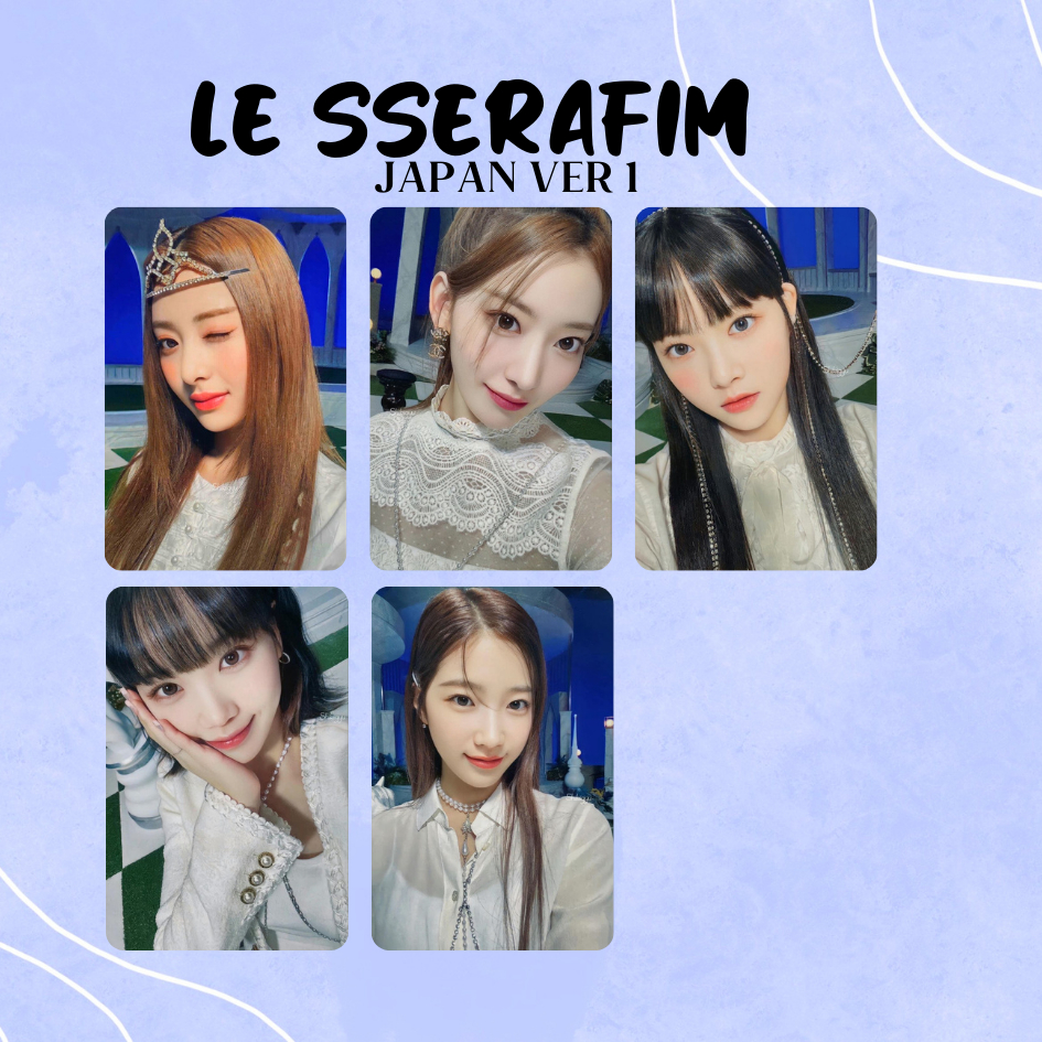 Photocards Le Sserafim Japan | Shopee Brasil