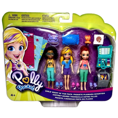 Boneca Polly Pocket Com Capuz De Bichinho E Clipe - Mattel