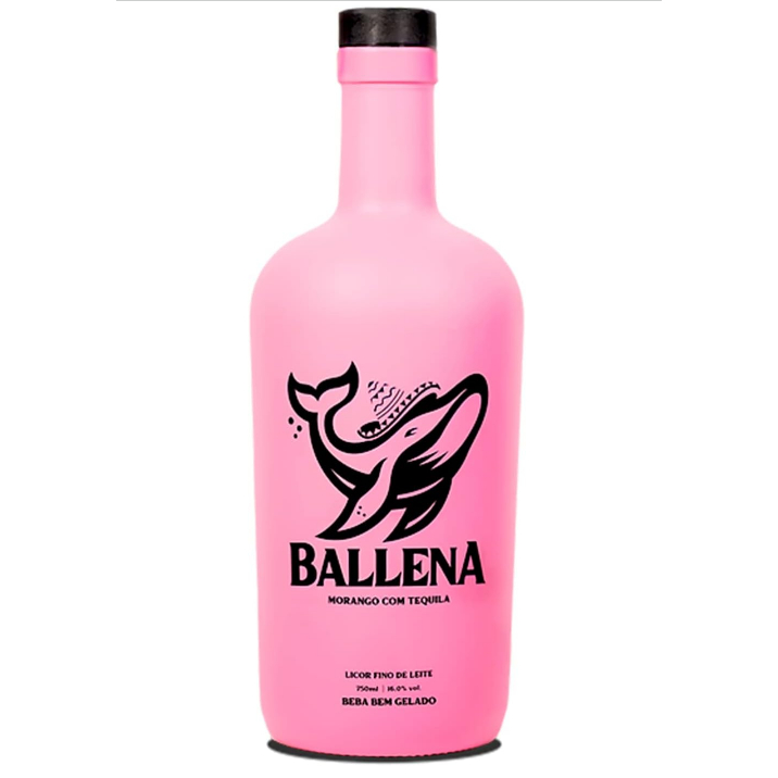 Licor Ballena Creme De Morango com Tequila 750ml