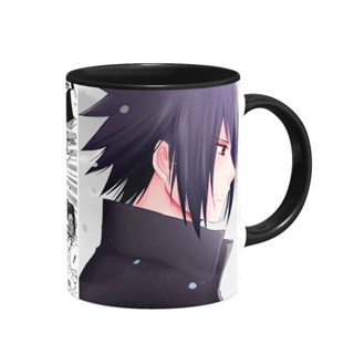 Caneca Otaku De Casal Metadinha - Sasuke e Sakura Shippuden