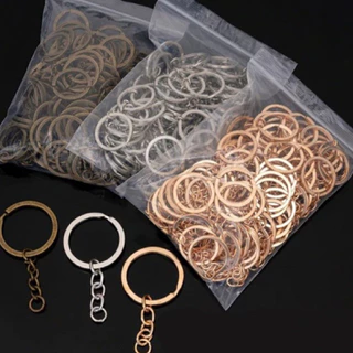 ARGOLA ITALIANA PARA CHAVEIRO COM CORRENTE 25MM