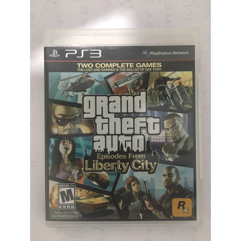 GTA Episodes From Liberty City Ps3 Completo com Manual e Mapa (Seminovo ...