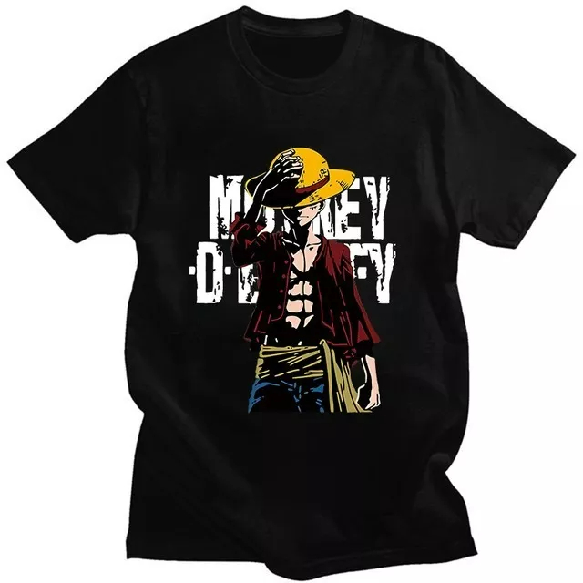 Tee Kiki Zoro Blood Sword - Camiseta Para Hombre Sombrero De Paja Luffy Zoro One Monkey D. Pirate Ace Piece Goku Anime Ruffy, Talla:S, Color:Azul Oscuro