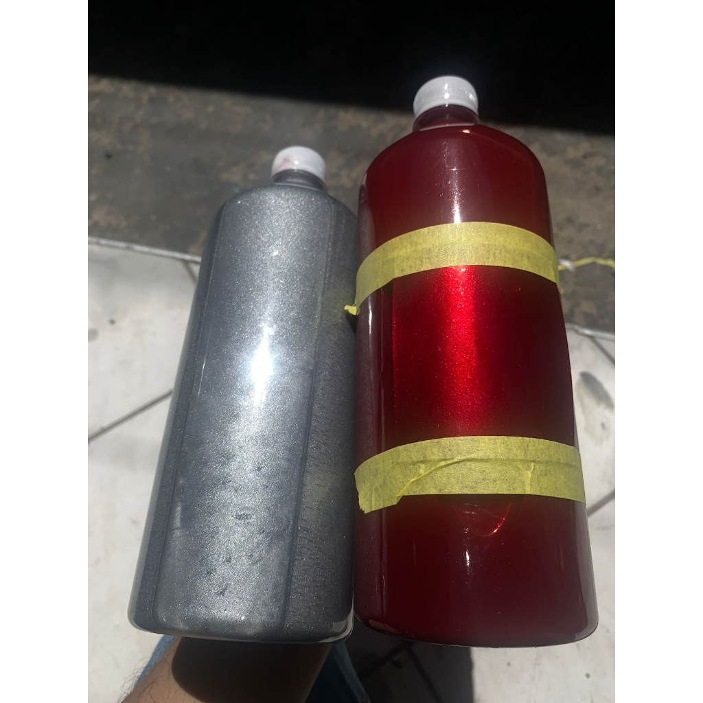 Tinta Yamaha Deep Red Metallic cód 0918 base+efeito 900ml