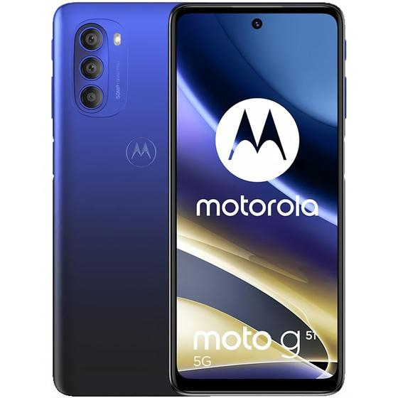 Celular Motorola Moto G51 128gb 4gb Azul 5G Nfc