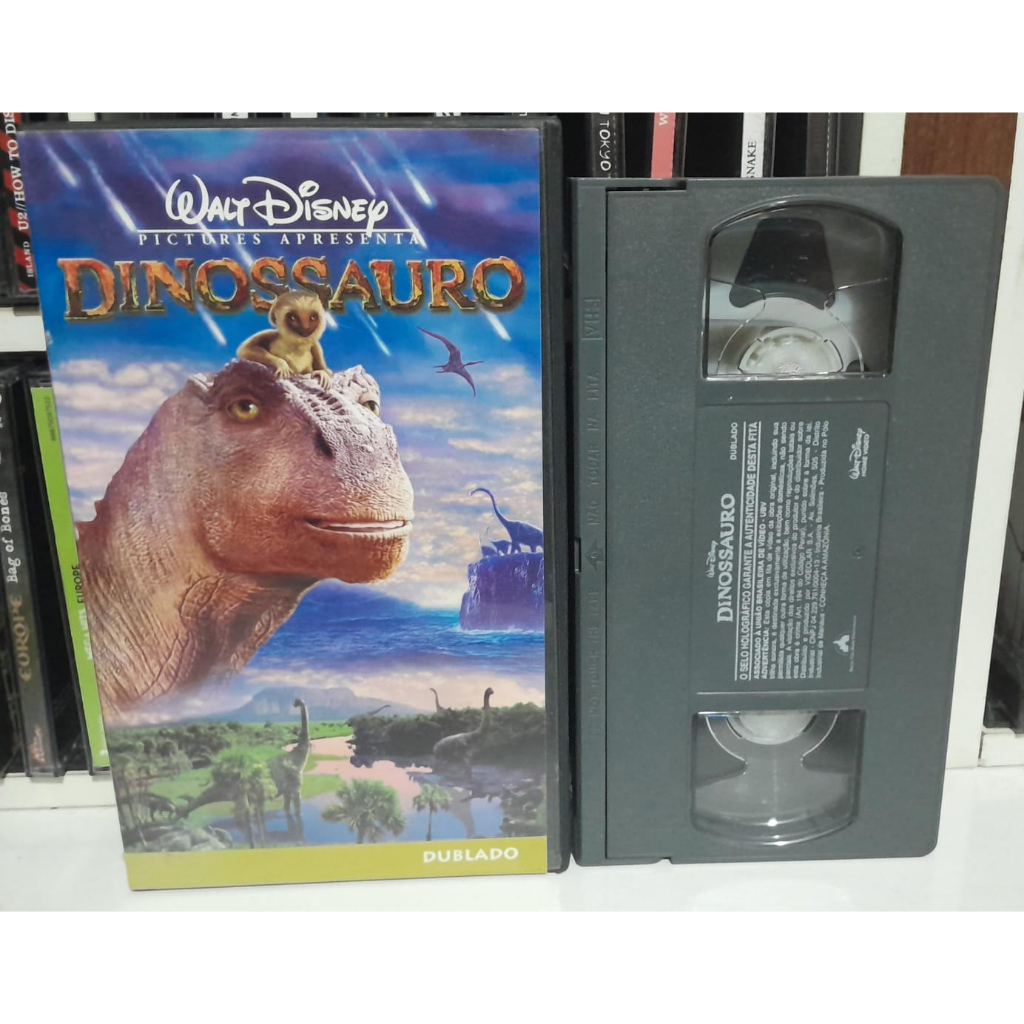 Vhs Desenho Dinossauro Disney Dublado Original