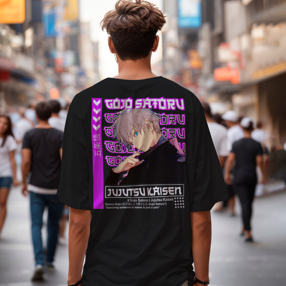 Camiseta Camisa Jujutsu Kaisen Satoru Gojo Anime REF 1419 | Shopee Brasil